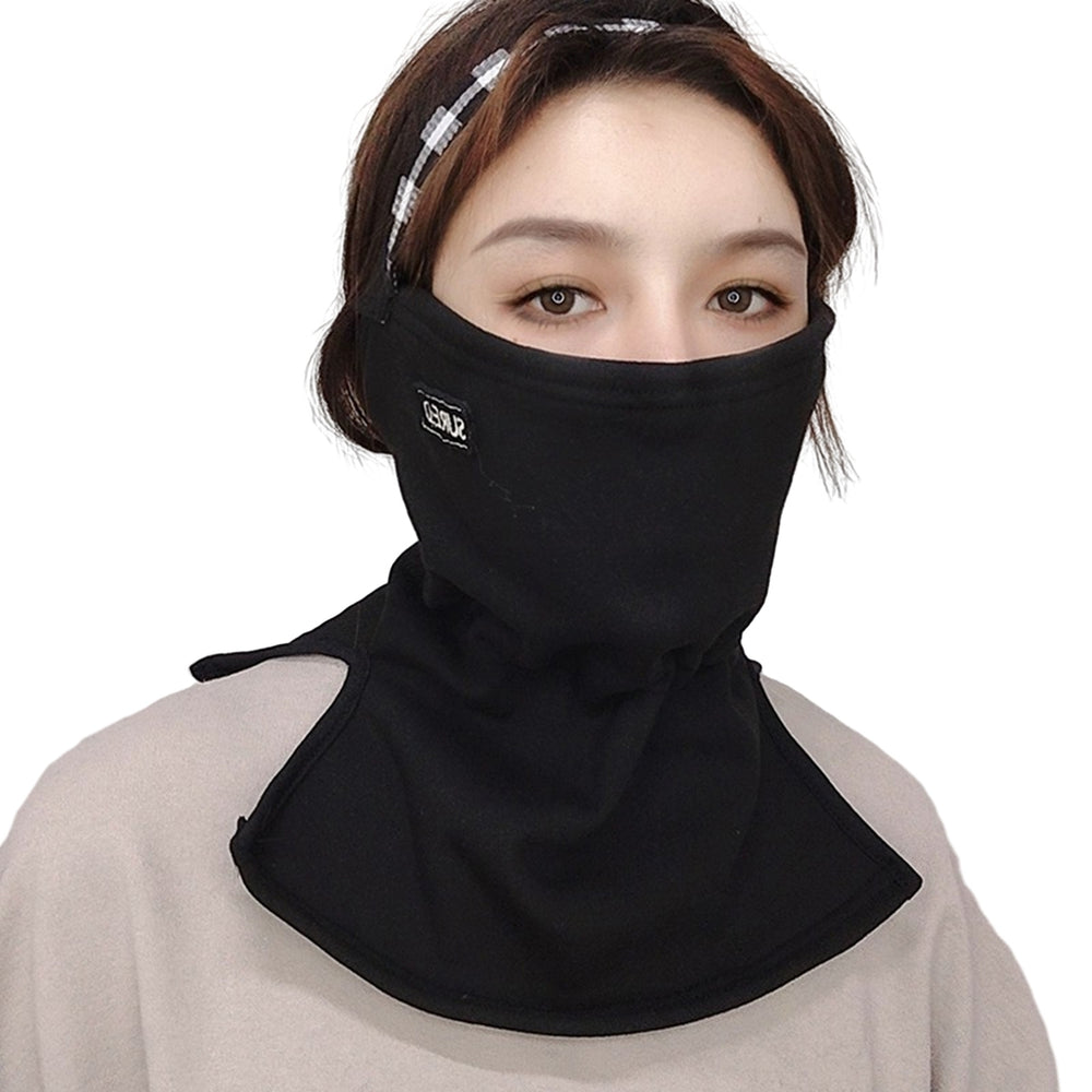 Cycling Face Hood Neck Warp Thickened Unisex Warm Windproof Dustproof Face Neck Protection Anti-slip Skiing Bicycle Image 2
