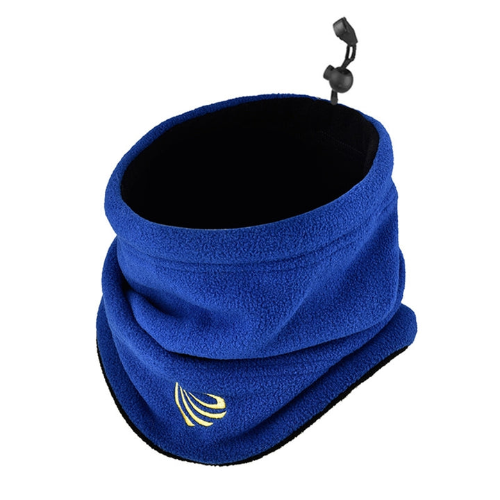 Men Winter Cycling Scarf Drawstring Adjustable Thick Plush Windproof Heat Retention Warm Riding Neck Warp Neck Warmer Image 9