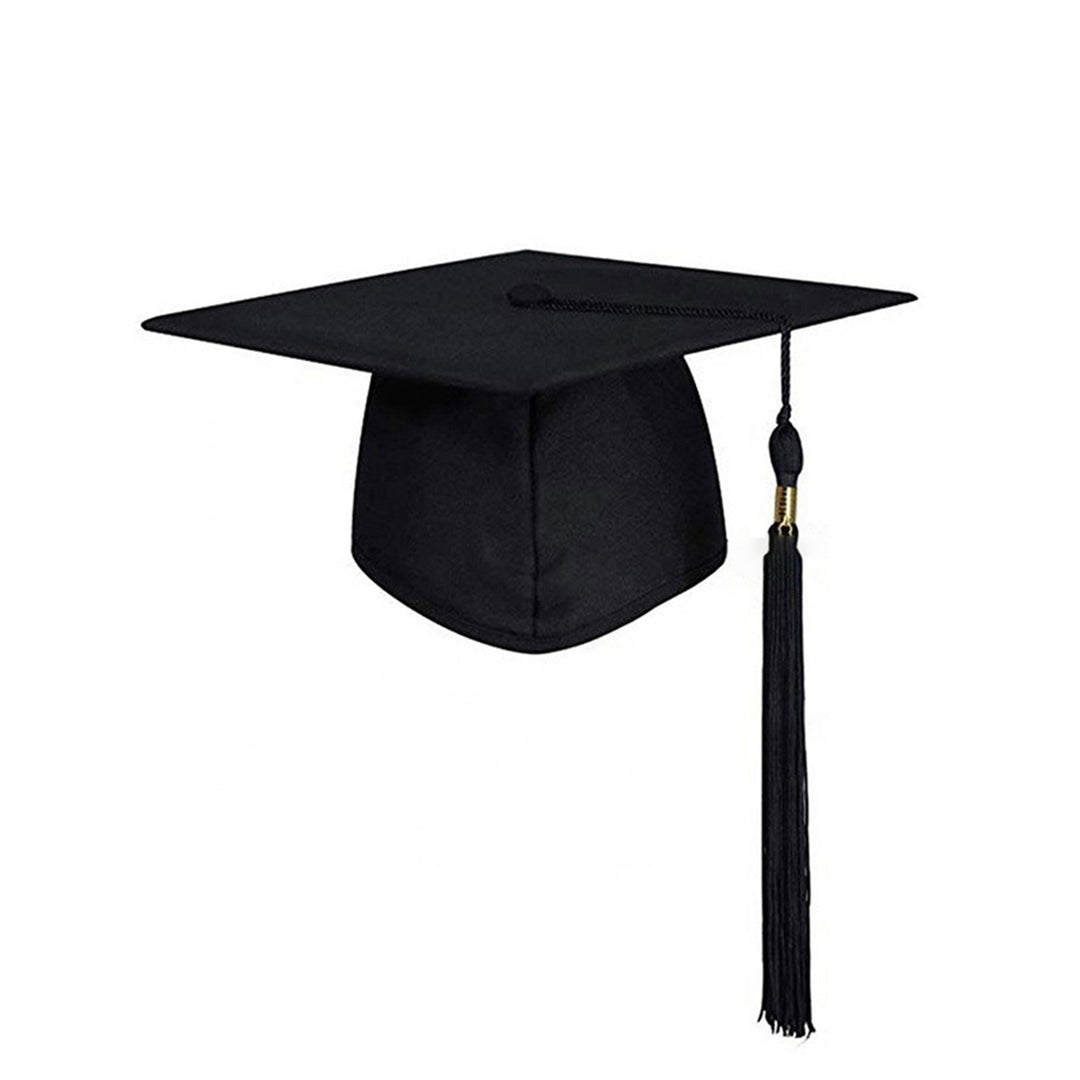 Unisex Bachelor Cap 2023 Tassel Pendant Decoration Classic Style Flat Top Graduation Hat Master Doctor Scholar Hat Party Image 2