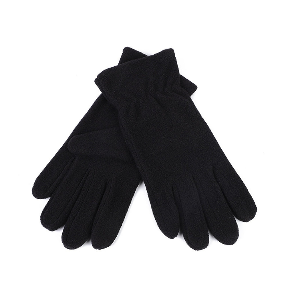 1 Pair Women Men Autumn Winter Gloves Warm Windproof Touch Screen Full Finger Mittens Polar Fleece Anti-slip Gloves Image 2