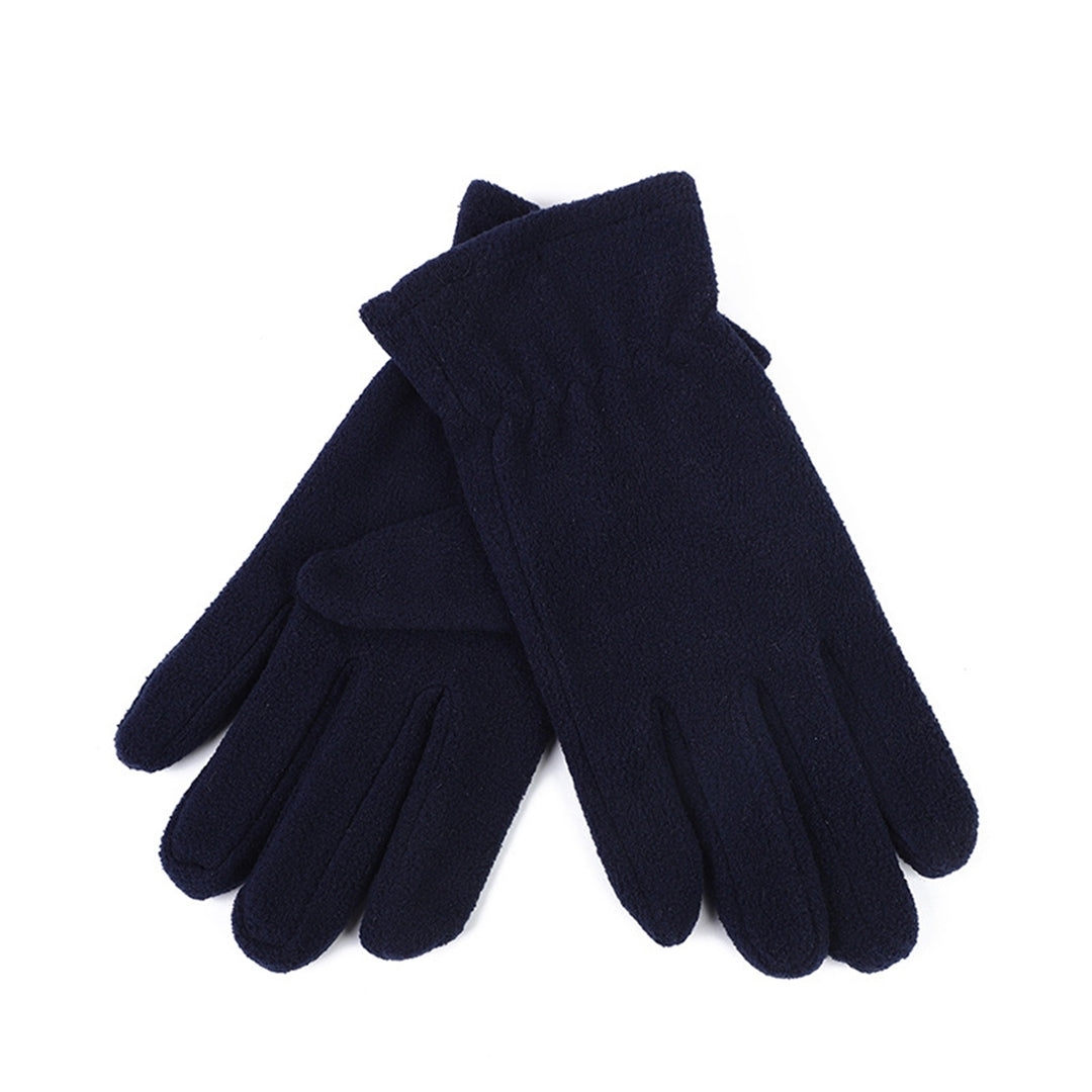 1 Pair Women Men Autumn Winter Gloves Warm Windproof Touch Screen Full Finger Mittens Polar Fleece Anti-slip Gloves Image 3