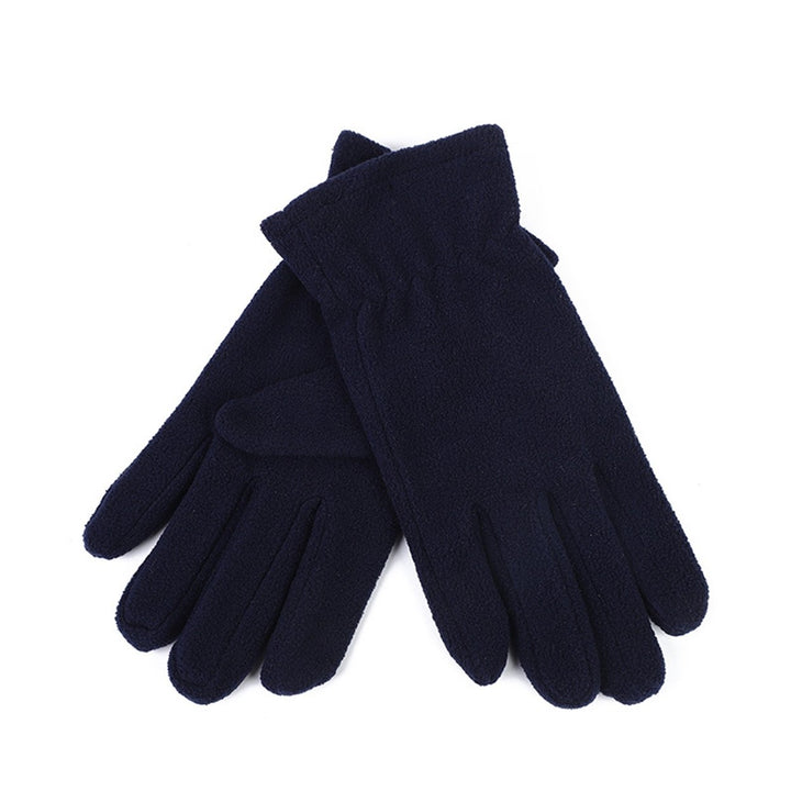 1 Pair Women Men Autumn Winter Gloves Warm Windproof Touch Screen Full Finger Mittens Polar Fleece Anti-slip Gloves Image 1