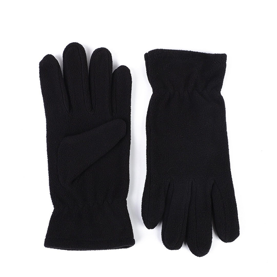 1 Pair Women Men Autumn Winter Gloves Warm Windproof Touch Screen Full Finger Mittens Polar Fleece Anti-slip Gloves Image 11