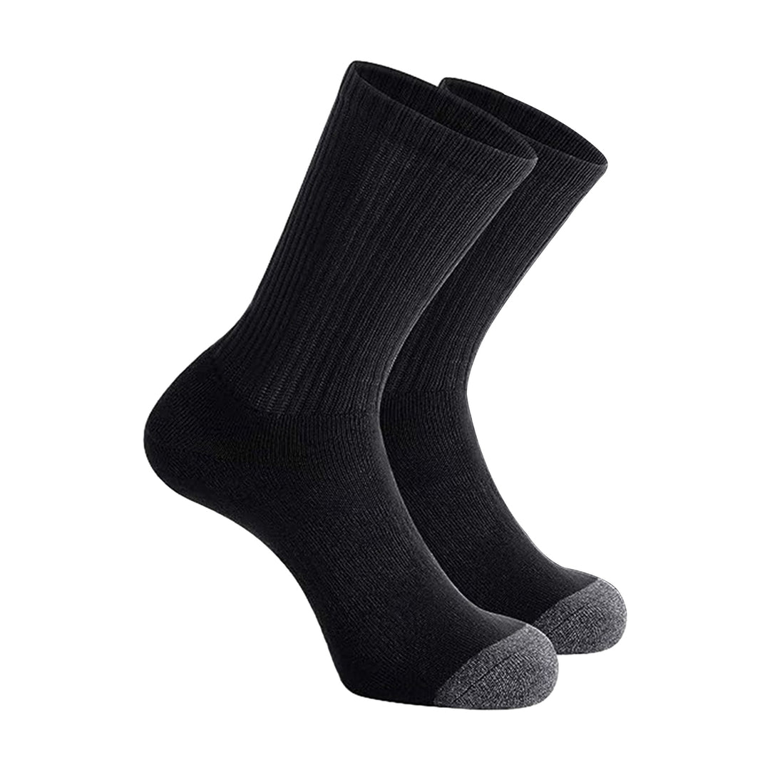 1 Pair Winter Fall Basketball Socks Color Matching High Elasticity Soft Warm Anti-slip Mid-tube No Image 2