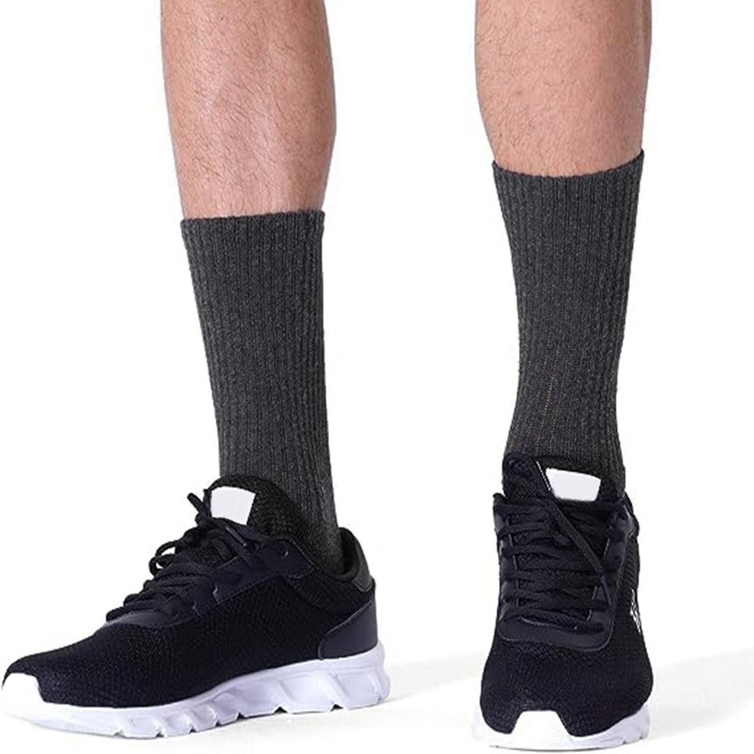 1 Pair Winter Fall Basketball Socks Color Matching High Elasticity Soft Warm Anti-slip Mid-tube No Image 7