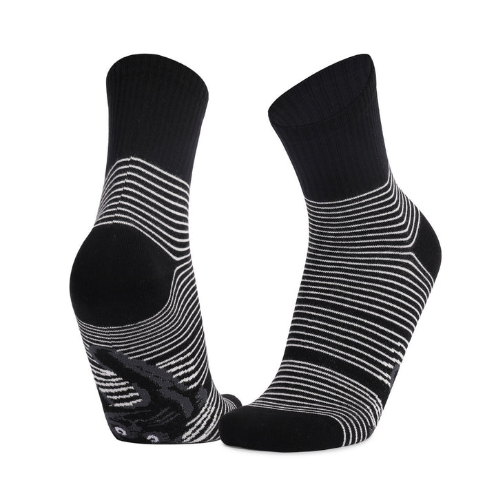 1 Pair Cat Print Socks Unisex Striped Color Matching Soft Mid-tube Elastic Snti-slip Warm No Odor Breathable Sports Image 9