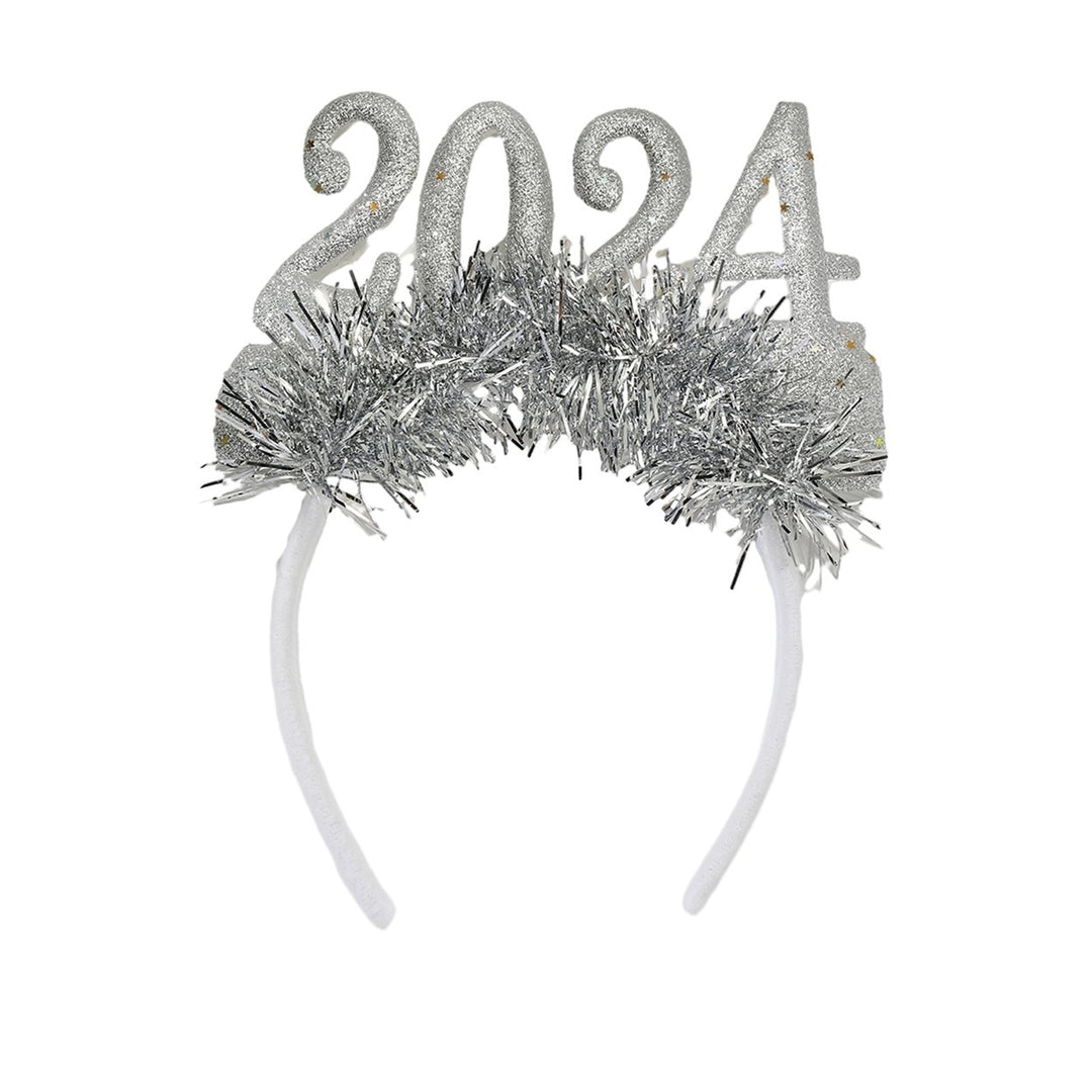 2024  Years Party Hairband Trendy Convenient Perfect Fitting Headgear for Beautiful Hair Decoration Image 1