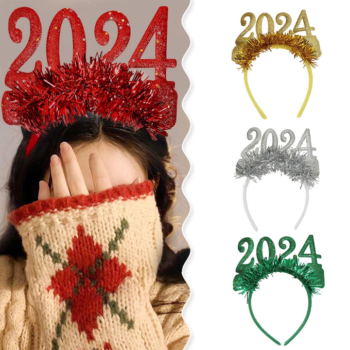 2024  Years Party Hairband Trendy Convenient Perfect Fitting Headgear for Beautiful Hair Decoration Image 6