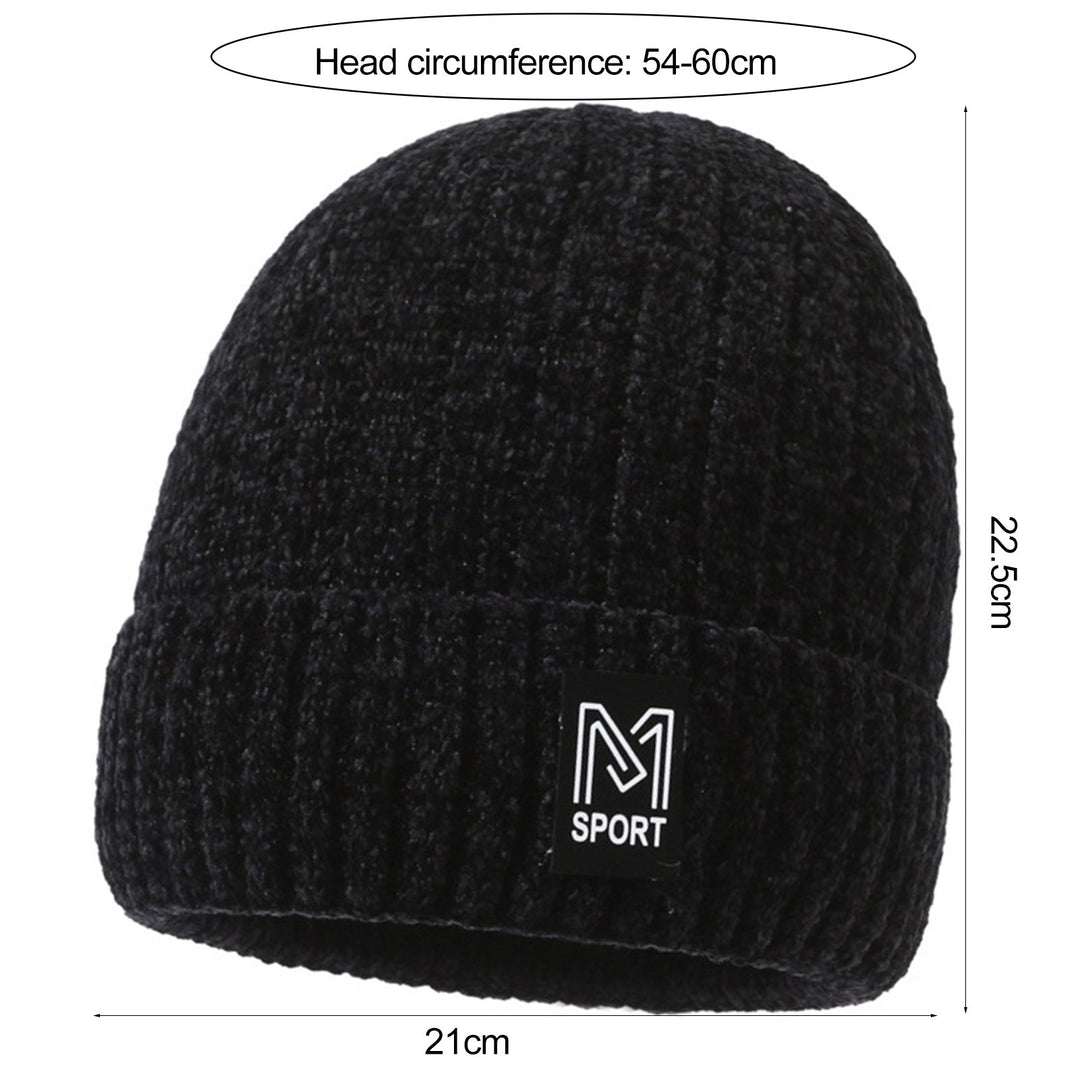 Winter Warm Hat Super Soft High Elastic Ultra-Thick Solid Color Cold Weather Protection Cozy Thermal Hat Image 10