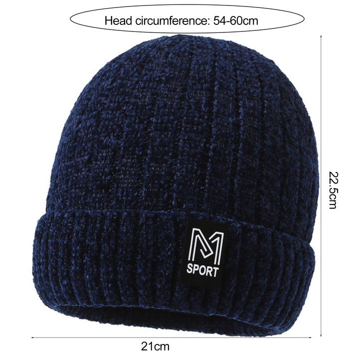 Winter Warm Hat Super Soft High Elastic Ultra-Thick Solid Color Cold Weather Protection Cozy Thermal Hat Image 11