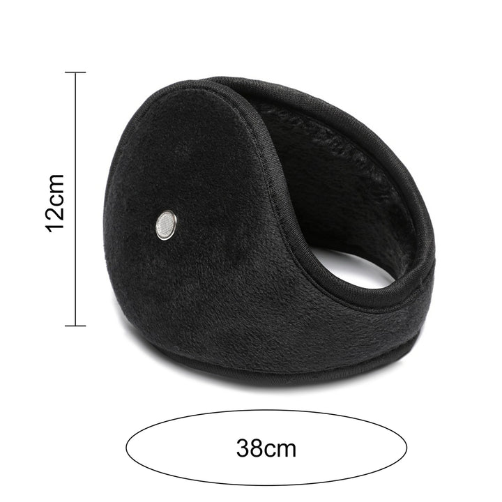 Winter Warm Earmuffs Solid Color Super Soft Ultra-Thick Windproof Outdoor Ear Warmer Plush Ear Covers Image 10