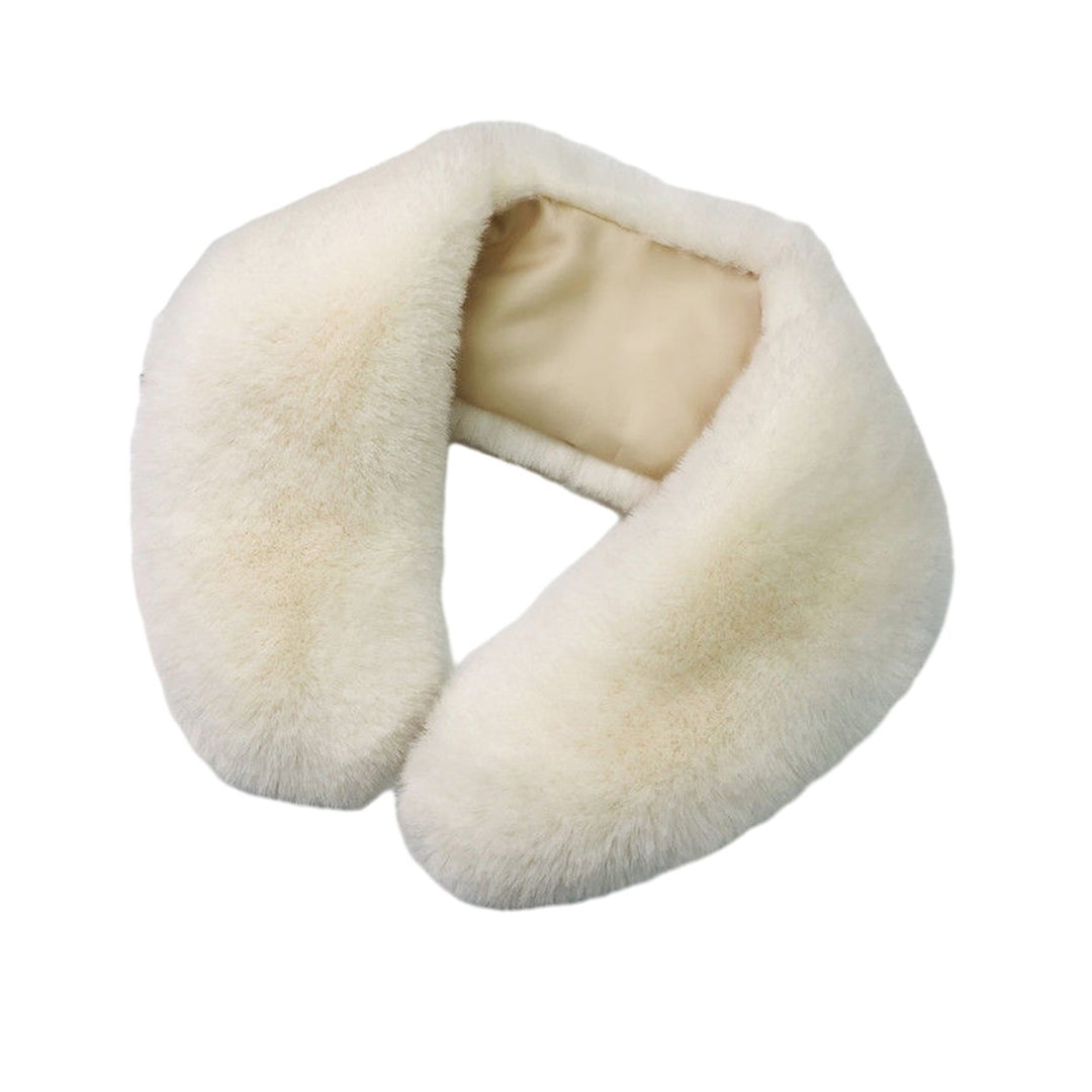 Winter Fake Collar Soft Cozy Faux faux Windproof Warm Thickened Lightweight Fluffy Neck Protection Decorative Neck Image 6