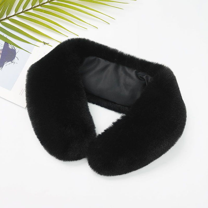 Winter Fake Collar Soft Cozy Faux faux Windproof Warm Thickened Lightweight Fluffy Neck Protection Decorative Neck Image 8