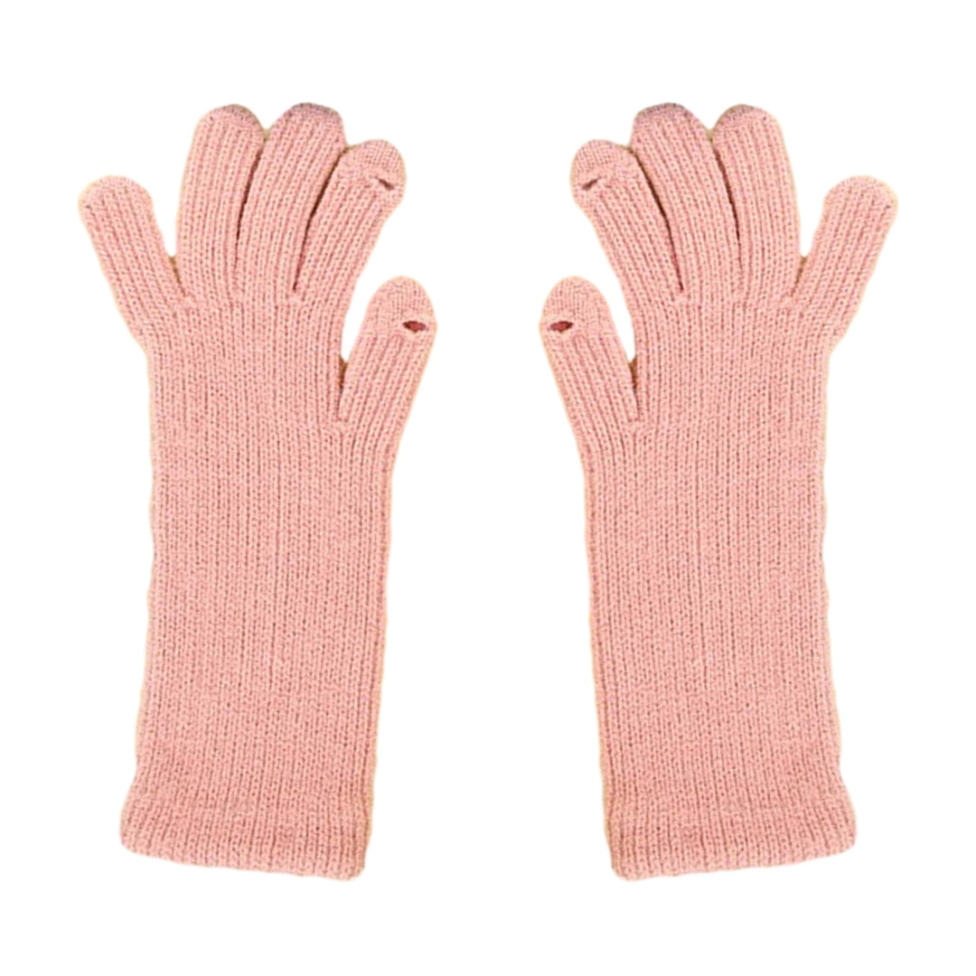 1 Pair Half Finger Touch Screen Gloves Unisex Breathable Non-slip Knitting Gloves Motorcycle Mountain Bike Riding Image 7