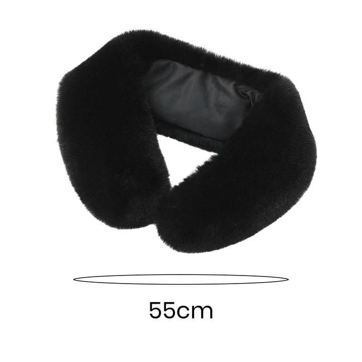 Winter Fake Collar Soft Cozy Faux faux Windproof Warm Thickened Lightweight Fluffy Neck Protection Decorative Neck Image 11