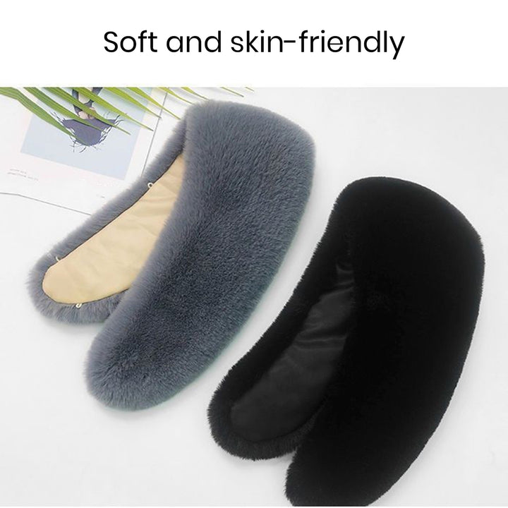 Winter Fake Collar Soft Cozy Faux faux Windproof Warm Thickened Lightweight Fluffy Neck Protection Decorative Neck Image 12