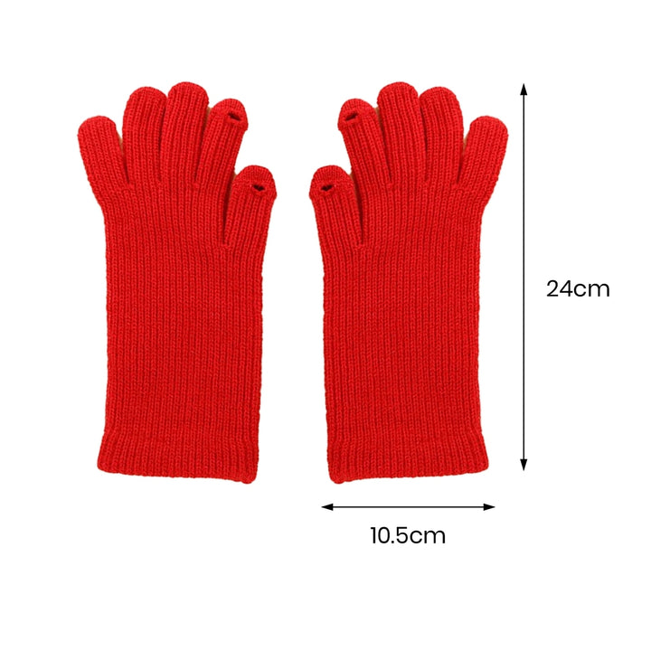 1 Pair Half Finger Touch Screen Gloves Unisex Breathable Non-slip Knitting Gloves Motorcycle Mountain Bike Riding Image 12