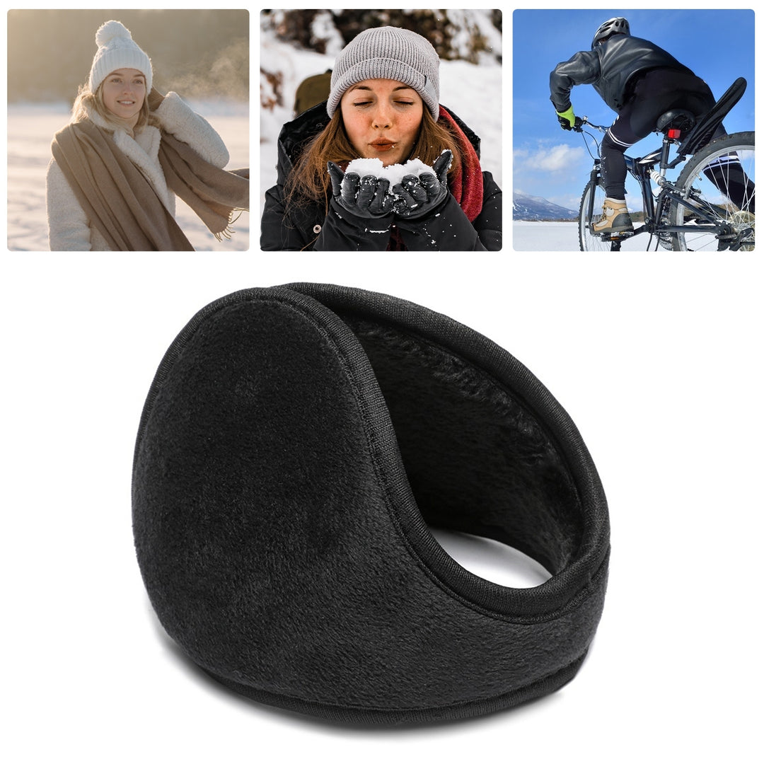 Unisex Windproof Riding Earmuffs Men Women Ear Warm Protector Thicken Plush Lining Ear Warmers Outdoor Cycling Warm Soft Image 6