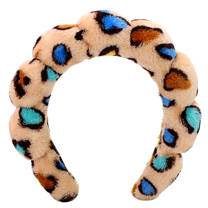 Women Hairband Headpiece Lightweight Non-Slip Elastic Leopard Print Hair Hoop Hair Accessories Decoration Image 3