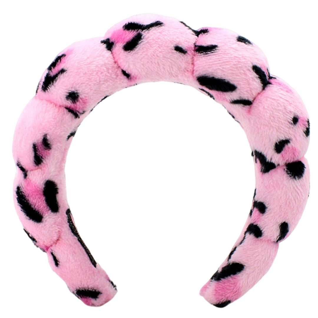 Women Hairband Headpiece Lightweight Non-Slip Elastic Leopard Print Hair Hoop Hair Accessories Decoration Image 4