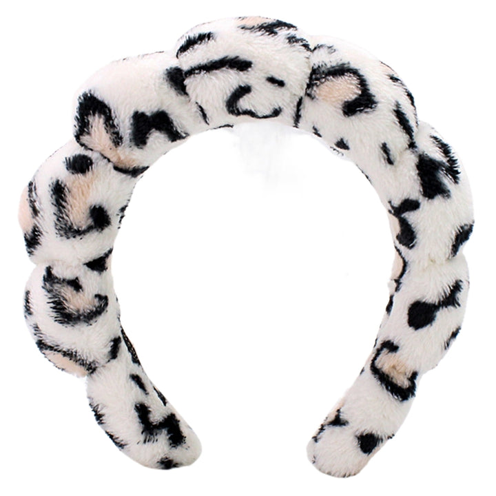 Women Hairband Headpiece Lightweight Non-Slip Elastic Leopard Print Hair Hoop Hair Accessories Decoration Image 6