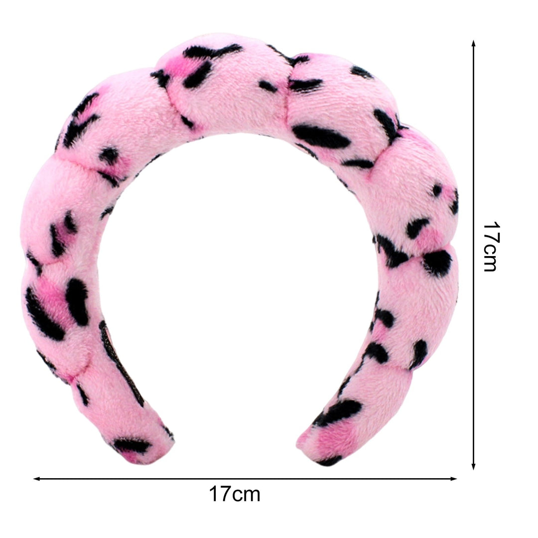 Women Hairband Headpiece Lightweight Non-Slip Elastic Leopard Print Hair Hoop Hair Accessories Decoration Image 10