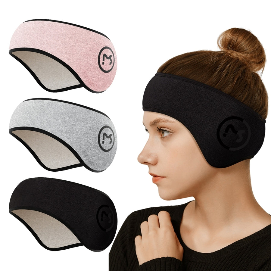 Winter Thicken Earmuffs with Fastener Tape Adjustable Super Soft High Elastic Windproof Ear Bag Thermal Earmuffs Image 1