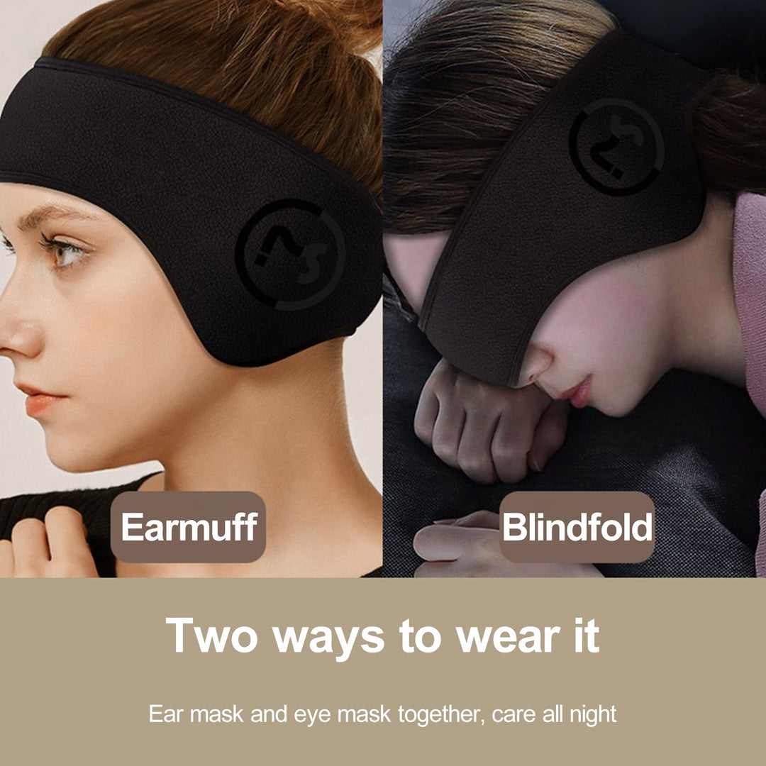 Winter Thicken Earmuffs with Fastener Tape Adjustable Super Soft High Elastic Windproof Ear Bag Thermal Earmuffs Image 7