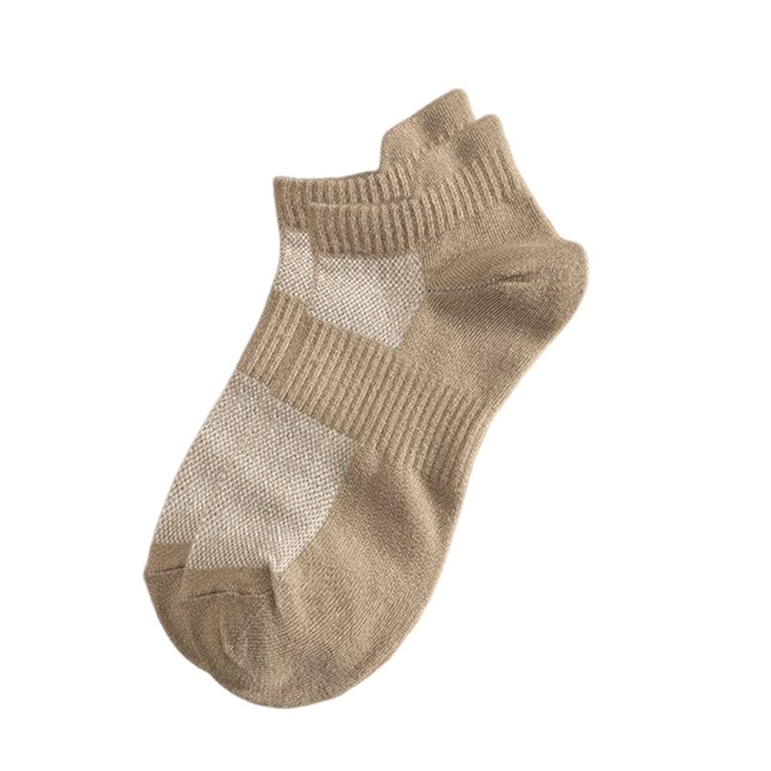1 Pair Men Socks Short Cut Low-tube Thin Soft Breathable Sweat Absorption No Odor Anti-slip Elastic Quick-drying Casual Image 6