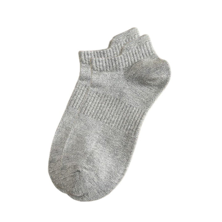 1 Pair Men Socks Short Cut Low-tube Thin Soft Breathable Sweat Absorption No Odor Anti-slip Elastic Quick-drying Casual Image 7