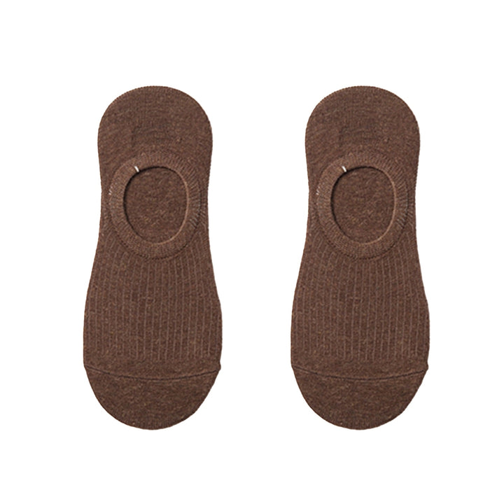 1 Pair Women Socks Low-cut Antii-skid Silicone Cotton Elastic Anti-slip Solid Color Soft Anti-shrink Casual Four Season Image 8