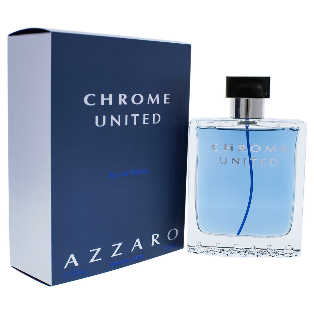 Chrome United by Azzaro for Men - 3.4 oz EDT Spray Image 1