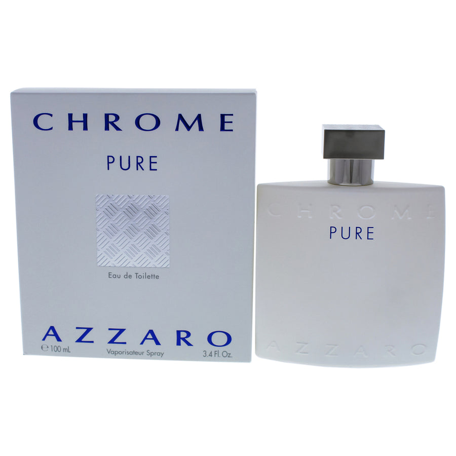 Chrome Pure by Azzaro for Men - 3.4 oz EDT Spray Image 1