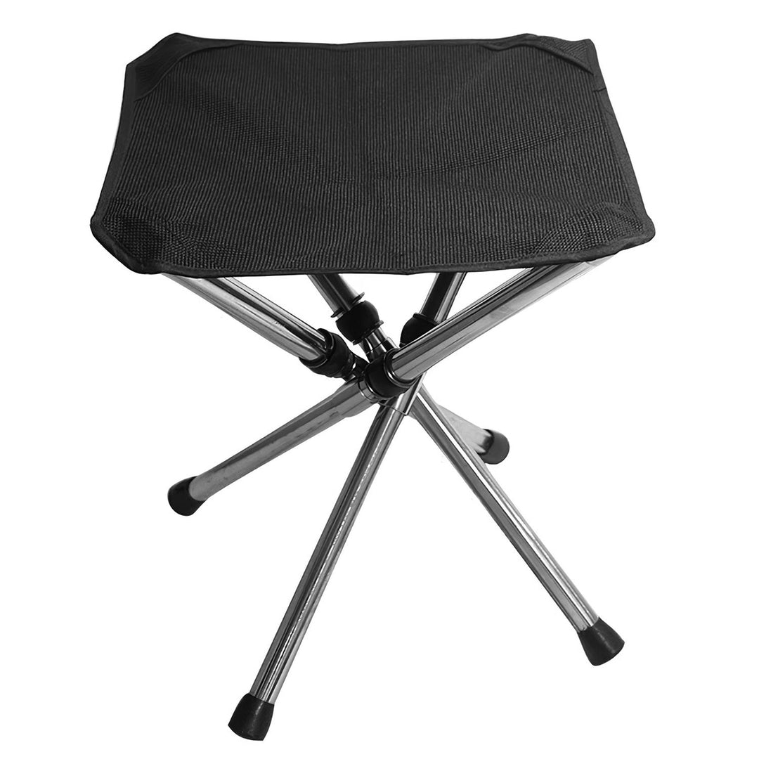 Foldable Camping Stool Retractable Portable Folding Chair Easy Setup Lightweight Backpacking Stool Carry Bag Fishing Image 9