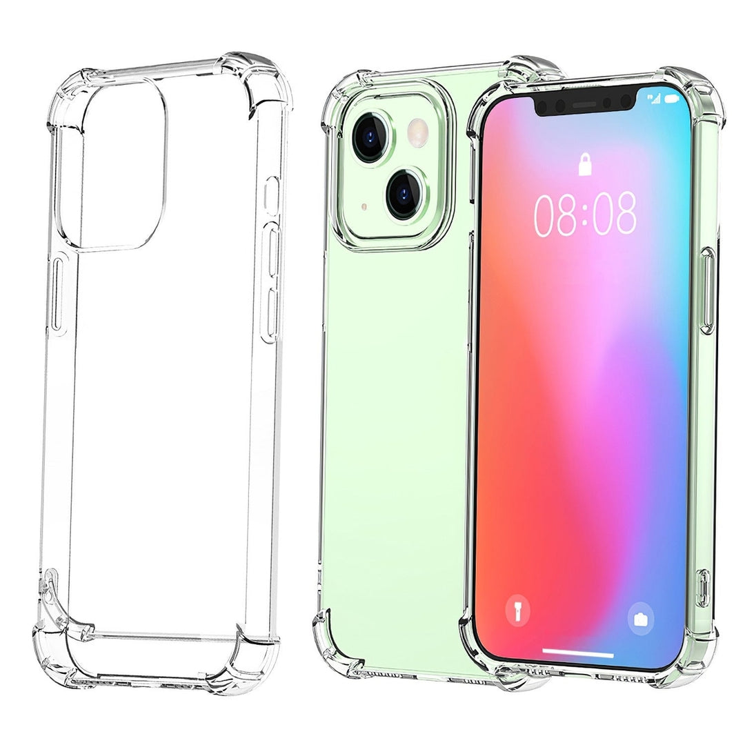 Shockproof Clear Phone Case Soft TPU Transparent Phone Cover Anti-Shock Ultra Thin Phone Case Cover Image 2