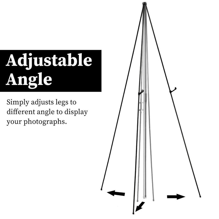 2 Pack Easel Stand for Display 61in Collapsible A Frame Tripod Easel Iron Alloy Drawing Stand with 2 Carry Bags Image 4