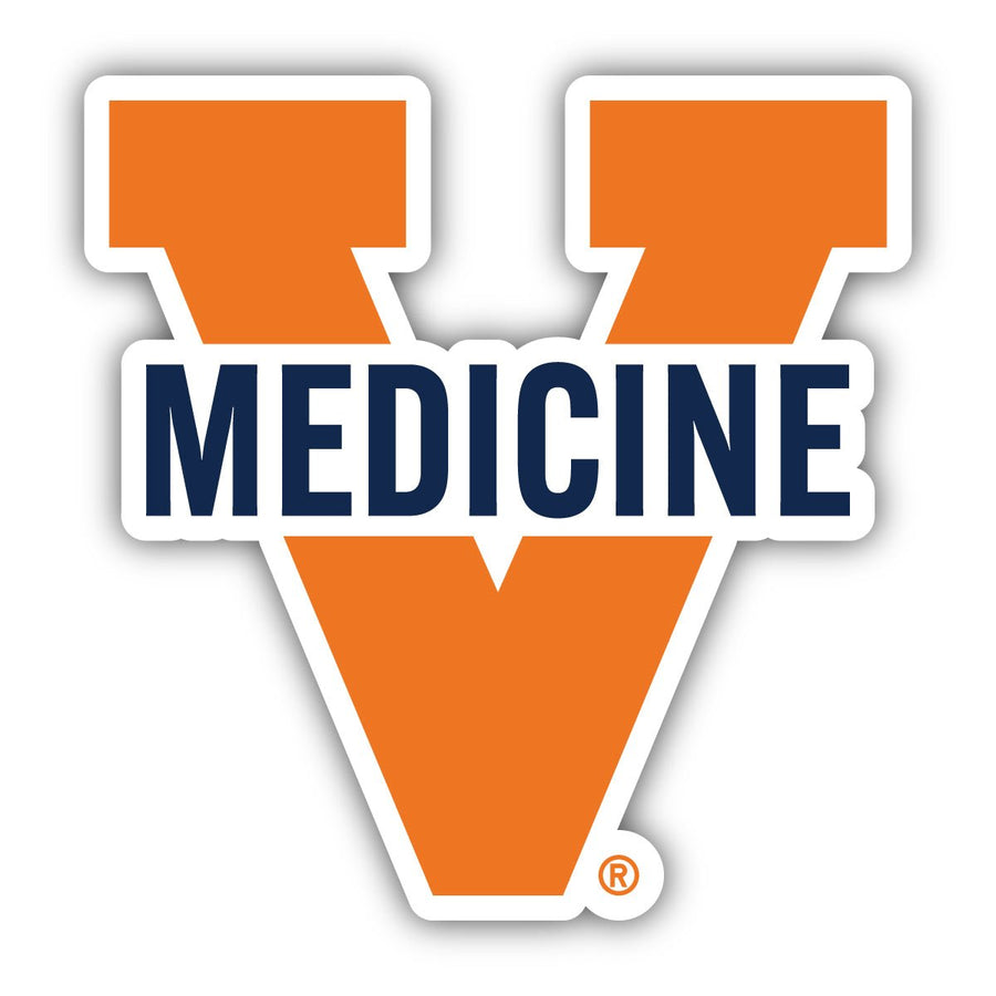 Virginia Cavaliers 4-Inch Medicine NCAA Vinyl Decal Sticker for Fans Students and Alumni Image 1