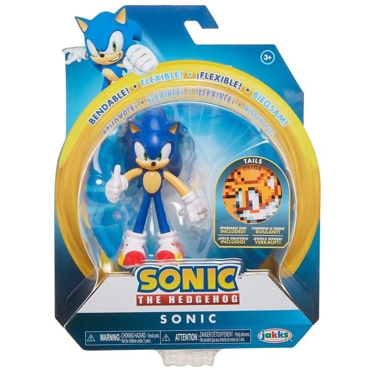 Action Figure - Sonic the Hedgehog - Sonic - 4 Inch - Wave 2 Image 1