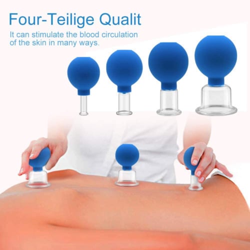 Massage Anti Cellulite Vacuum Cupping Cup Glass Silicone Facial Body Therapy Set Image 2