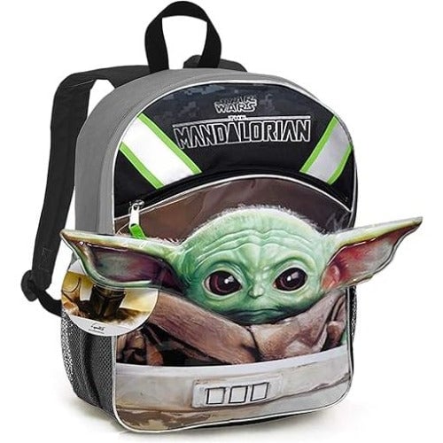 BackpackStar Wars The Mandalorian The Child w/ 3D Ears 12 Inch Image 1