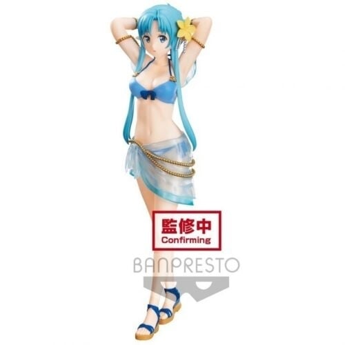 Bandai Banpresto Sword Art Online Asuna EXQ Figure Swimsuit Assembly Required Image 1