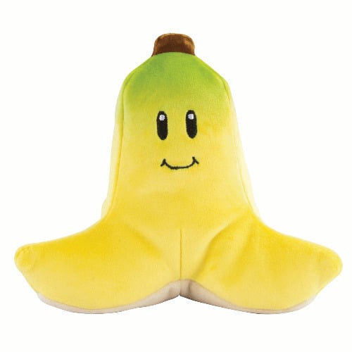 Banana Plush Toy - Super Mario Brothers - Junior Mocchi Mocchi - 7 Inch Image 1