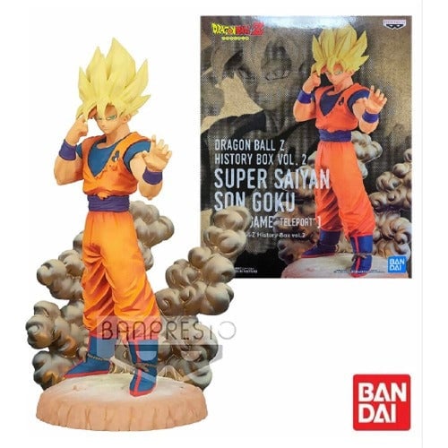 Banpresto Dragon Ball Z Super Saiyan Son Goku Figure 8 inches History Box vol 2 Image 1