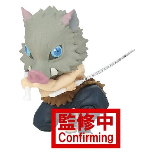 Banpresto WCF Demon Slayer Inosuke Hashibira Figure 2.8 Inch Vol 3 Boar Image 1