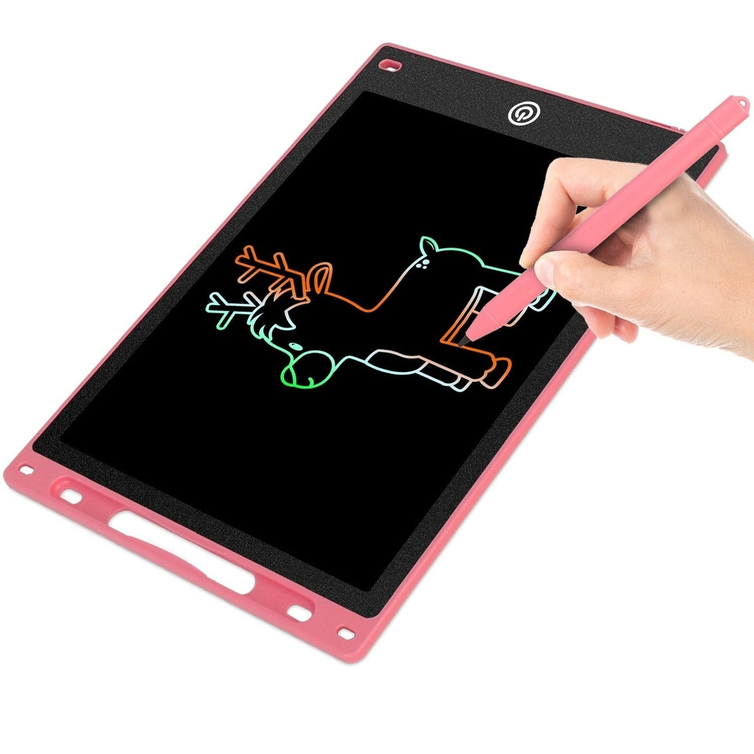 8.5in LCD Writing Tablet Electronic Colorful Graphic Doodle Board Kid Educational Learning Mini Drawing Pad with Lock Image 7