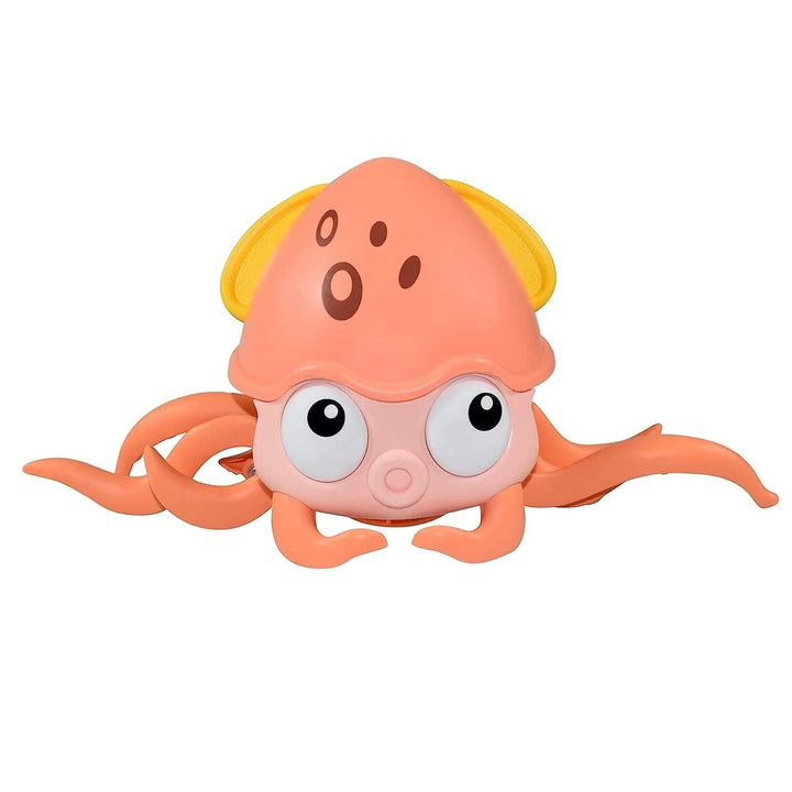 Rechargeable Baby Crawling Octopus Toy with Music LED Lighting Children Electric Moving Walking Kid Toy Obstacle Image 12