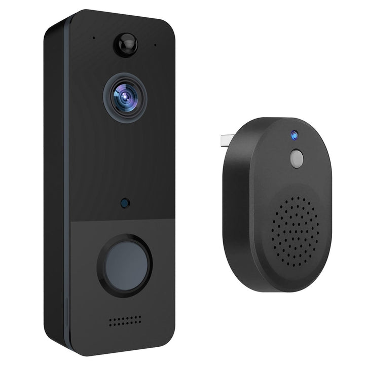 Smart WiFi Video Doorbell Security Phone Door Ring Intercom Camera Two Way Audio Night Vision 720P Motion Detection Image 1