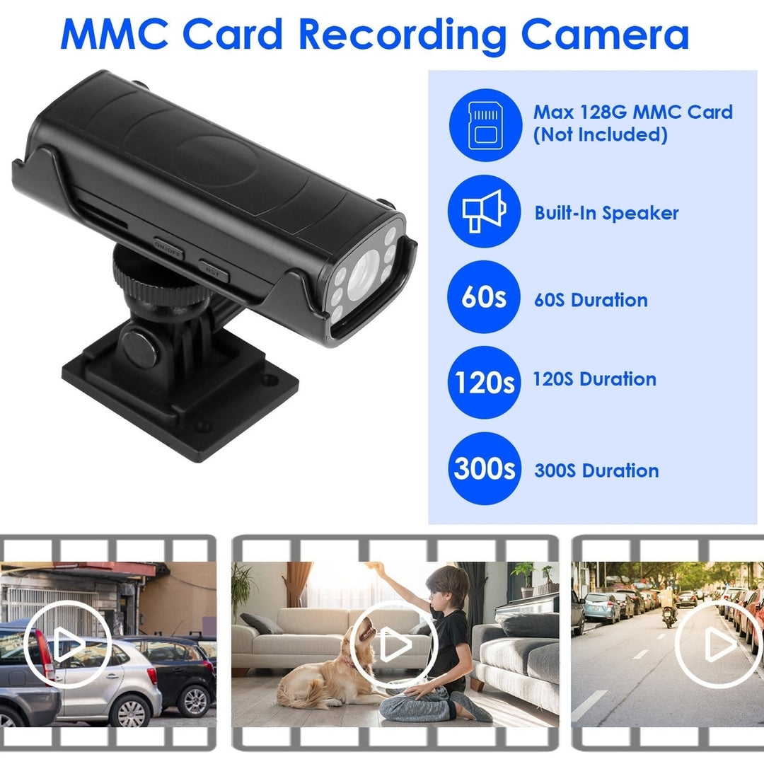 Camera Reverse Hitch Guide Camera Vehicle Backup Rechargeable Camera with Flexible Adhesive Base Night Vision for Car Image 6