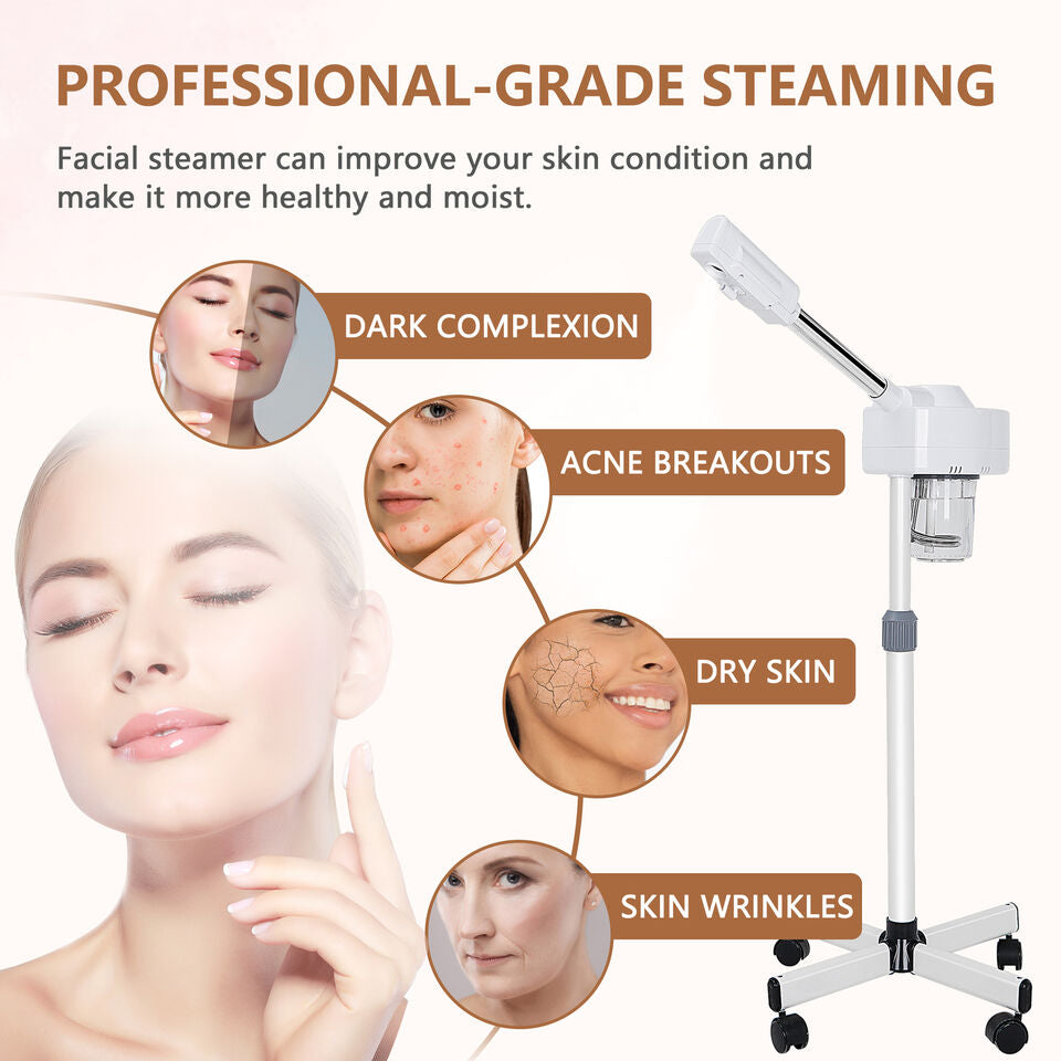 Facial Steamer UV Hot Ozone Professional Beauty Salon Spa Skin Care Equipment Image 10