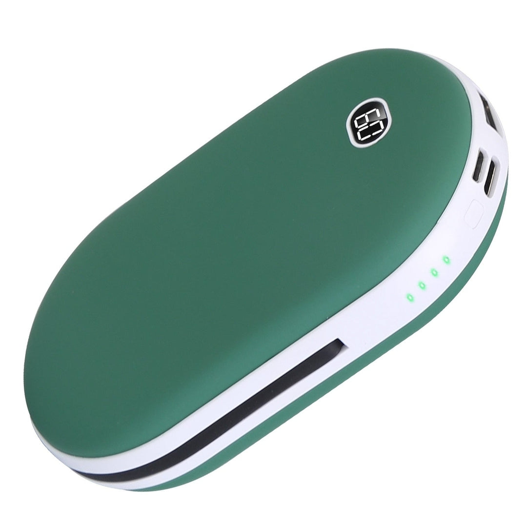 8000mAh 2 In 1 Electric Hand Warmer Rechargeable Hand Heater Portable Pocket Warmer with Power Bank 3 Heating Image 6